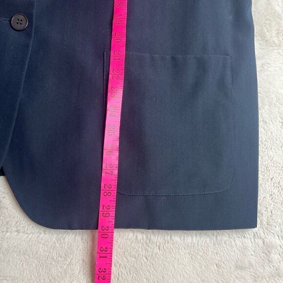 Louben Blazer Jacket Womens Size 22 Blue Lined Business Office Career - Picture 7 of 7